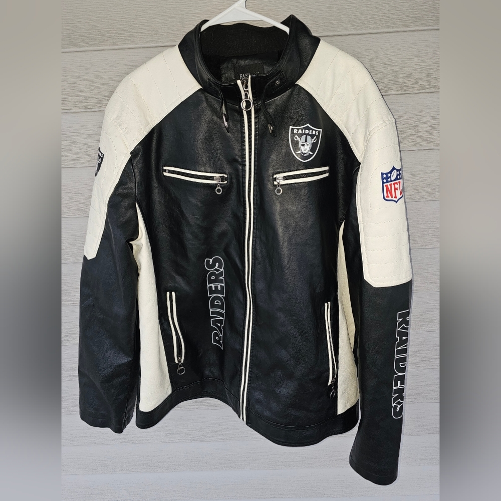 Raiders Womens XXL Leather Jacket